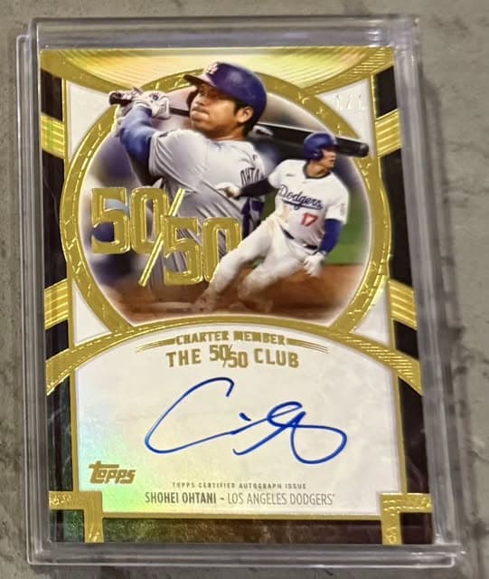 Shohei Ohtani 50/50 Club autograph at D'Angelo Sports