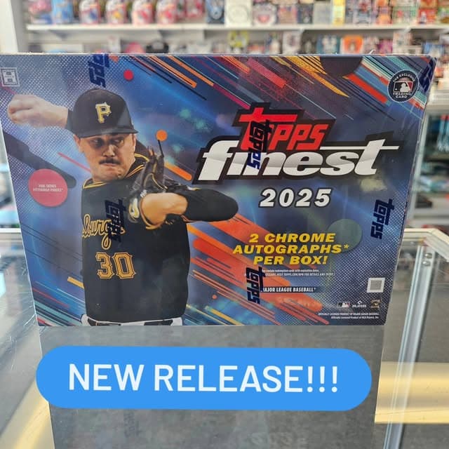 Topps Finest 2025 hobby box new release at D'Angelo Sports